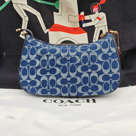 Coach Teri Crossbody Bag Denim Blue - Picture 5 of 11